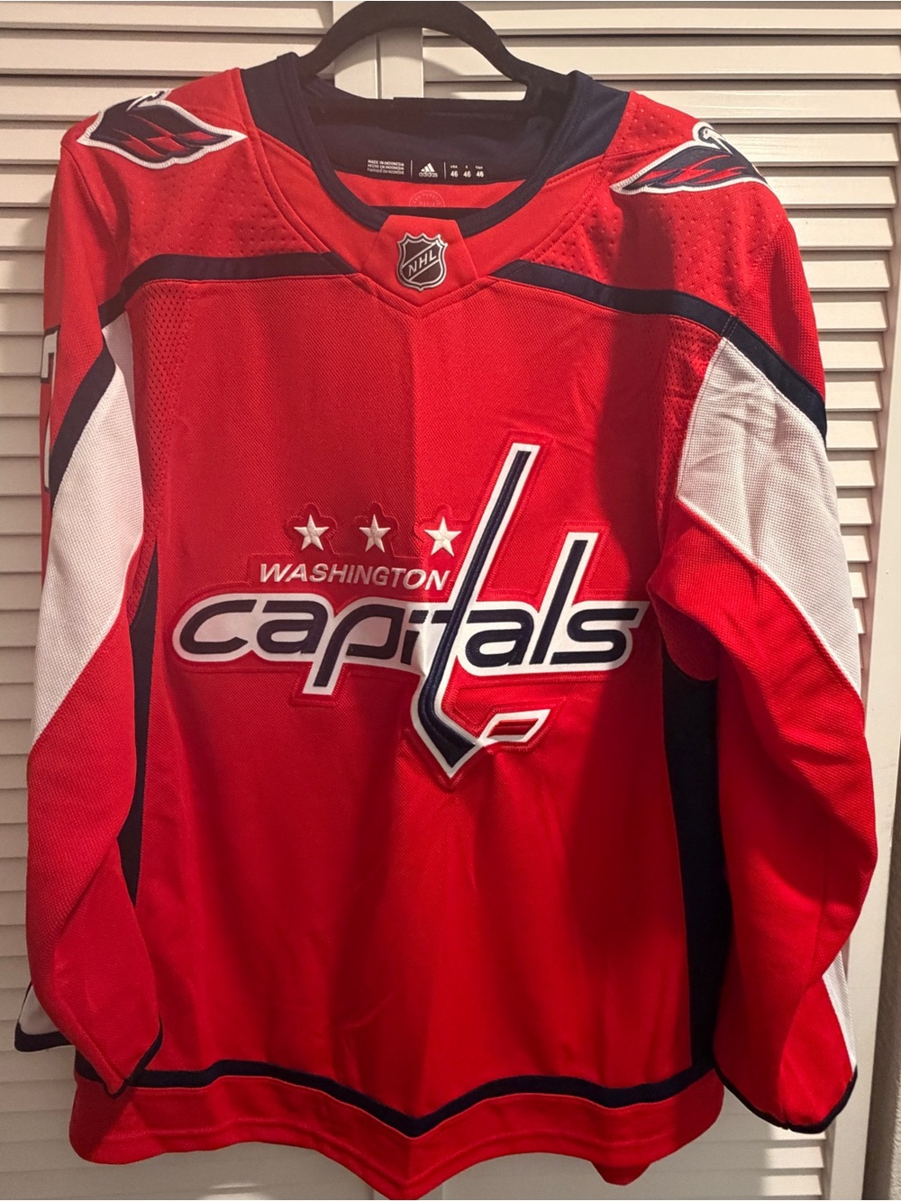 adidas Authentic Capitals NHL Hockey Jersey